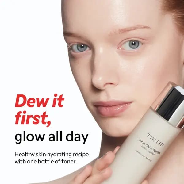 تونر آبرسان و روشن کننده پوست شیر برنج تیرتیر TIRTIR Milk Skin Toner — تصویر ۱۲