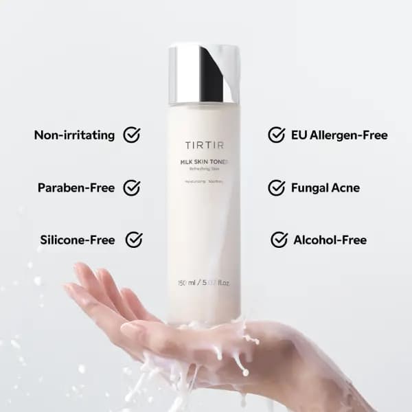 تونر آبرسان و روشن کننده پوست شیر برنج تیرتیر TIRTIR Milk Skin Toner — تصویر ۷