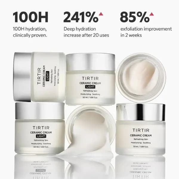 کرم مرطوب کننده و ترمیم کننده سد دفاعی پوست تیرتیر TIRTIR Ceramic Cream — تصویر ۱۰