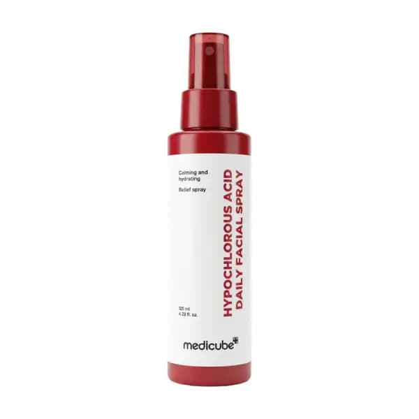 اسپری آرامش بخش و پاک کننده پوست مدیکوب هیپوکلروس اسید Medicube Hypochlorous Acid Power Soothing Spray