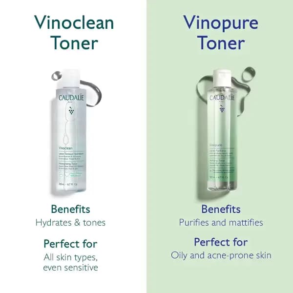 تونر پاک کننده و ضد جوش سالیسیلیک اسید کدالی وینوپور Caudalie Vinopure Salicylic Acid Purifying Toner — تصویر ۸