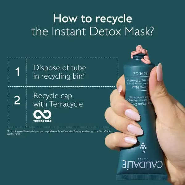 ماسک فوری سم زدای صورت کدالی وینوکلین Caudalie Vinoclean Instant Detox Mask — تصویر ۸