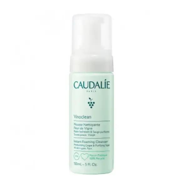 فوم شستشو و پاک کننده ملایم صورت کدالی وینوکِلین Caudalie Vinoclean Instant Foaming Cleanser
