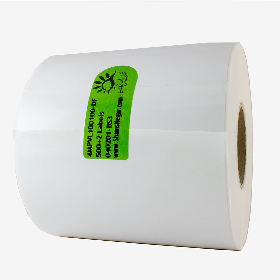 لیبل PVC 100×100 DF (مقاوم به سرما) 500 عددی