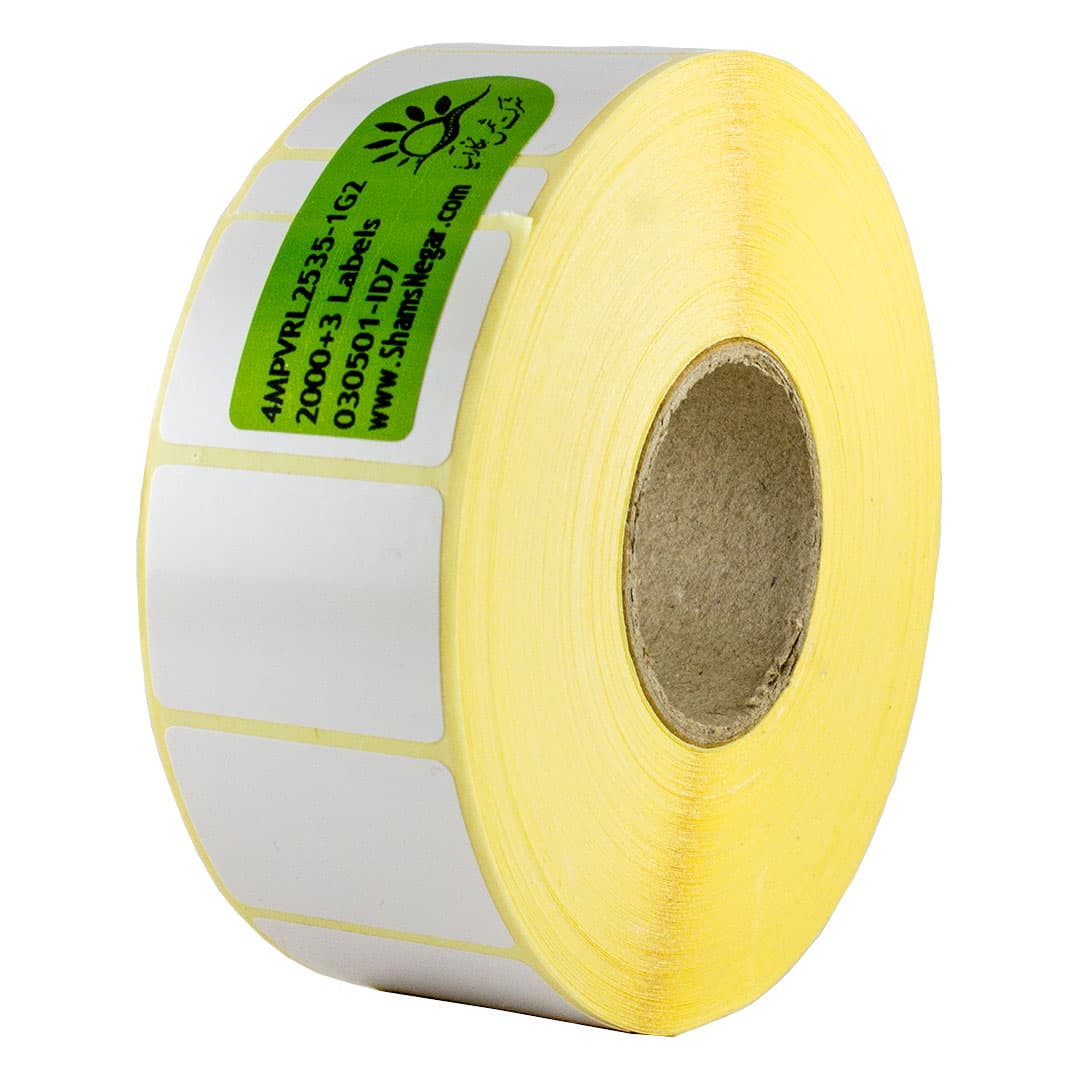 لیبل آزمایشگاهی 35×25 پی وی سی جابجاشونده (2000 عددی)