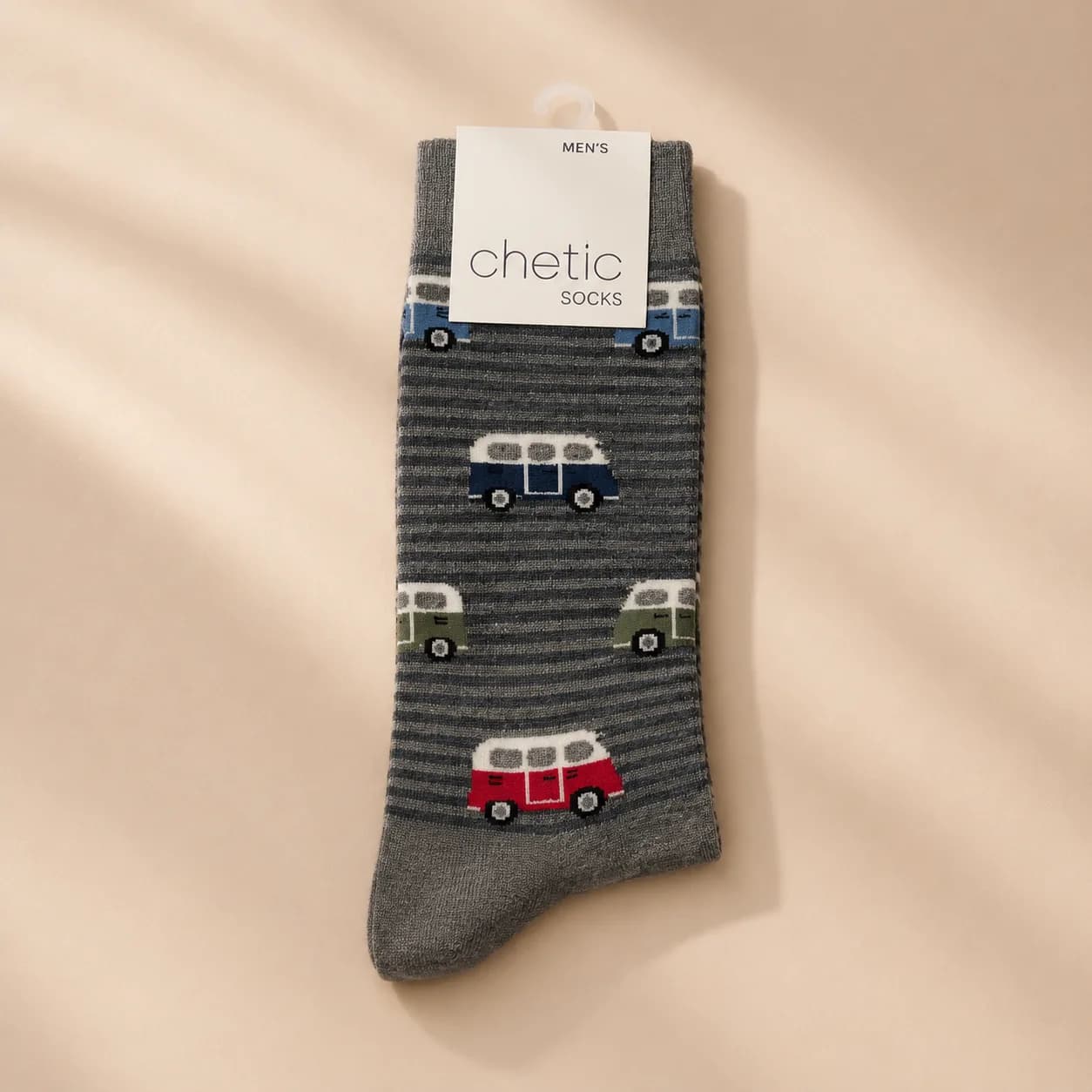 جوراب ساقدار مردانه طرح ماشین CHETIC — تصویر ۴