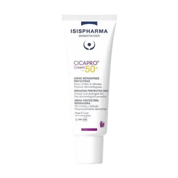 کرم ترمیم کننده و محافظ جای زخم SPF50+ ایزیس فارما کلوپلاست ISISPHARMA Keloplast Scars SPF50+ Repairing Cream