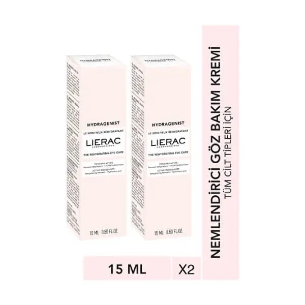 ژل آبرسان و ضد پف دور چشم لیراک هیدراژنیست Lierac Hydragenist Rehydrating Eye Care — تصویر ۳