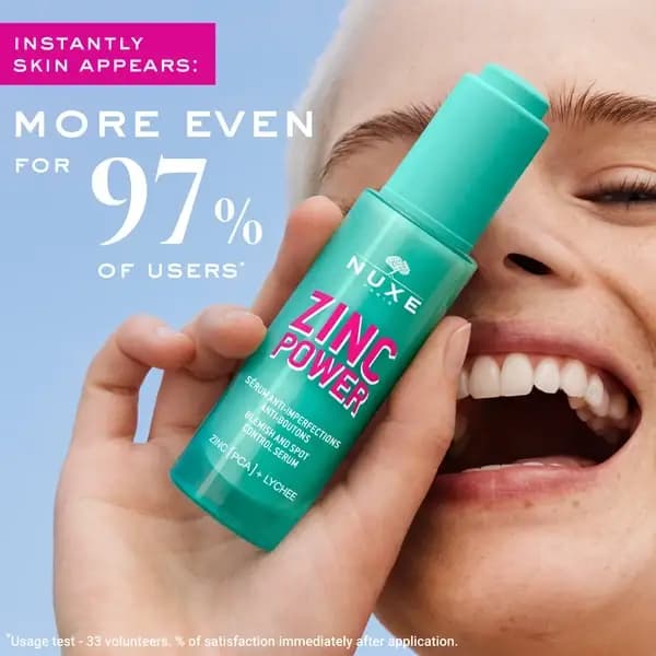 سرم ضد جوش و ضد لک زینک پاور نوکس NUXE Zinc Power Anti-Imperfections Anti-Boutons Serum — تصویر ۶