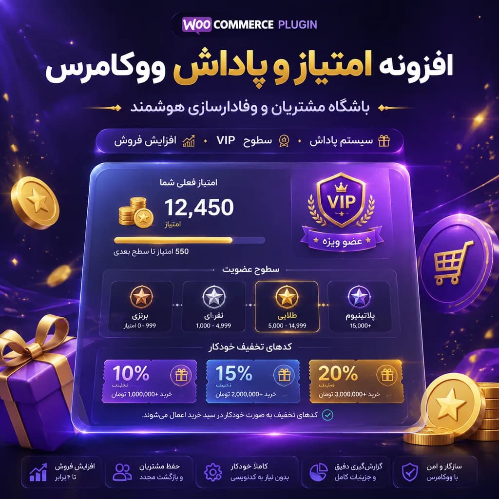 افزونه امتیاز و پاداش ووکامرس WPC Smart Points & Rewards | تبدیل خریداران عادی به مشتریان وفادار با گیمیفیکیشن