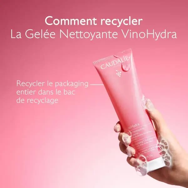 ژل شستشو و پاک کننده مرطوب کننده صورت کدالی وینو هیدرا Caudalie VinoHydra Moisturizing Cleansing Gel — تصویر ۲