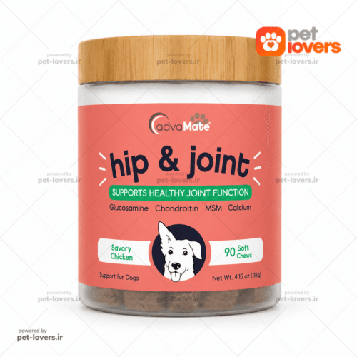 قرص مکمل مفاصل سگ ادواکر طعم مرغ Advacare Hip & Joint بسته 90 عددی — تصویر ۲