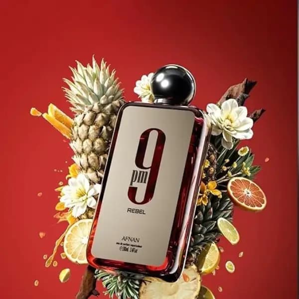 عطر یونیسکس افنان 9 پی‌ ام ربل ادو پرفیوم Afnan 9PM Rebel Eau de Parfum — تصویر ۳