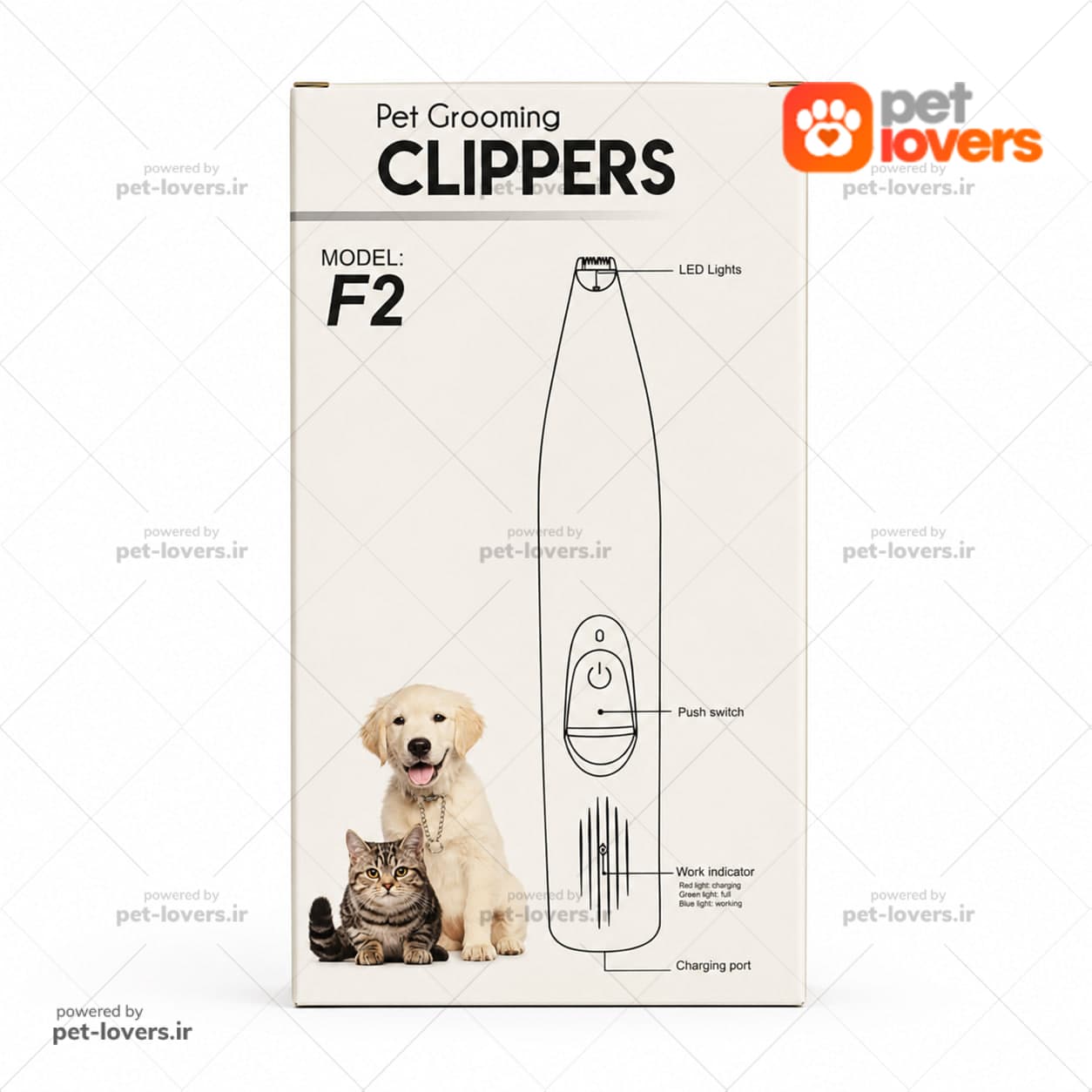 ماشین اصلاح پنجه گربه و سگ Clippers کلیپرس مدل f2