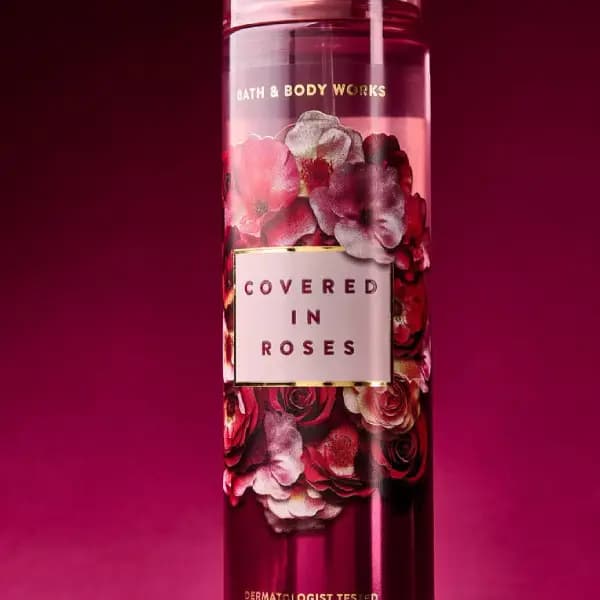 بادی اسپلش زنانه بث اند بادی ورکز کاورد این رُزز Bath & Body Works Covered In Roses Fine Fragrance Mist — تصویر ۲