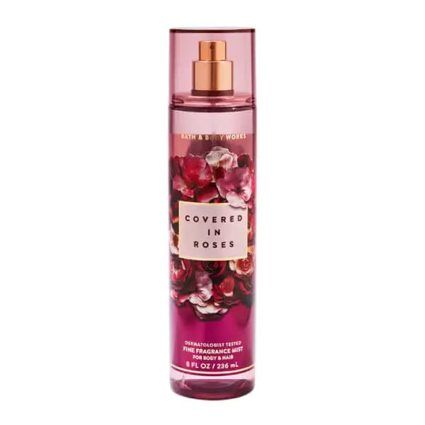 بادی اسپلش زنانه بث اند بادی ورکز کاورد این رُزز Bath & Body Works Covered In Roses Fine Fragrance Mist