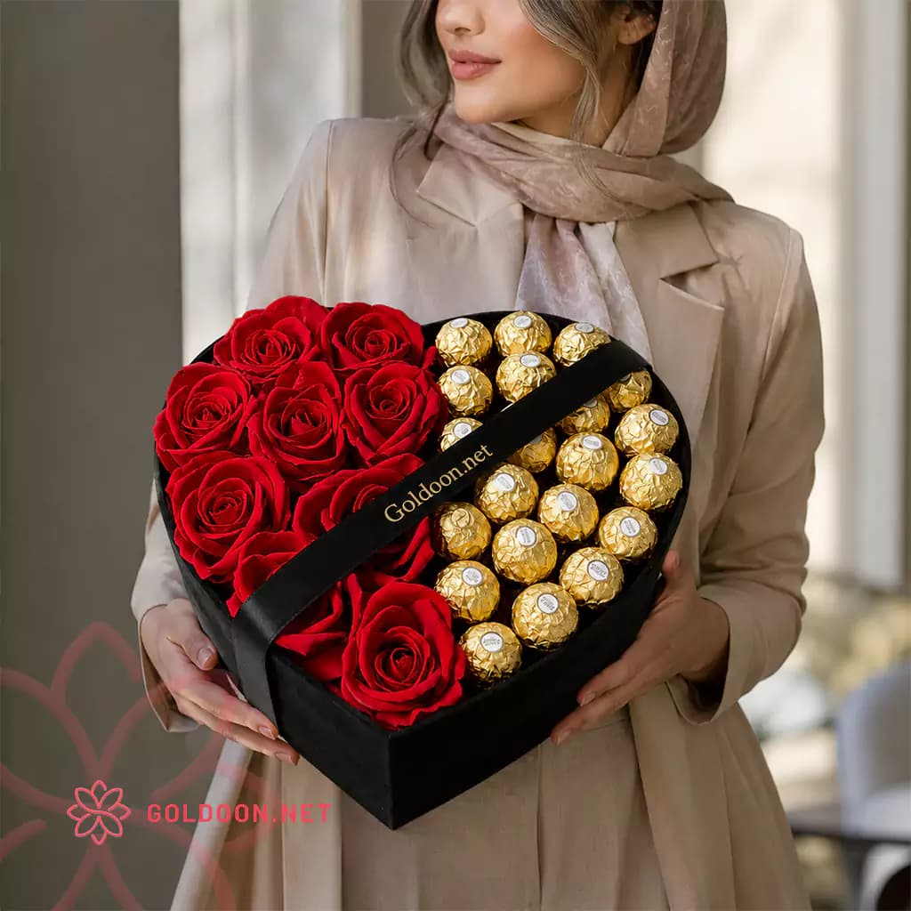 باکس گل و شکلات کد 024 — تصویر ۶