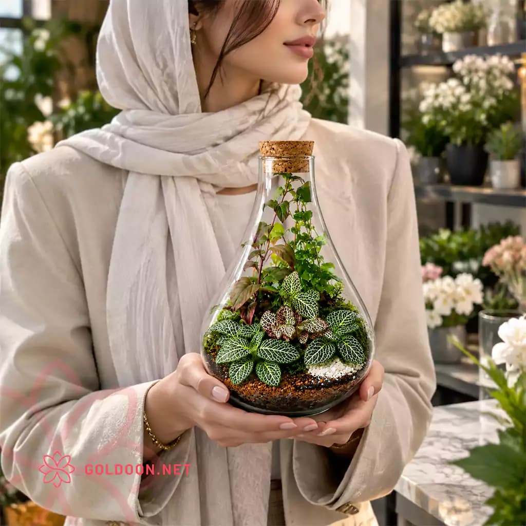 تراریوم شیشه ای کد 001 — تصویر ۷