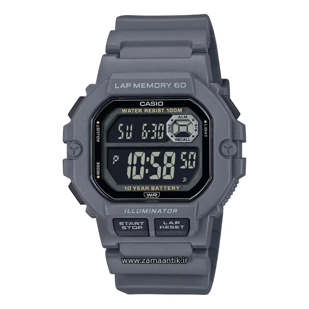 ساعت اورجینال مردانه کاسیو مدل CASIO WS-1400H-8BV — تصویر ۳
