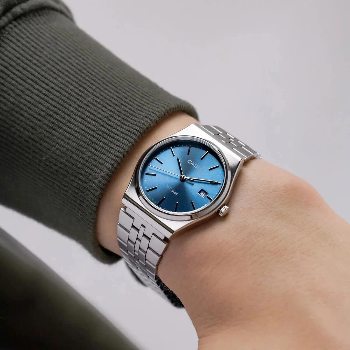 ساعت مردانه اورجینال کاسیو Casio MTP-B145D-2A2V — تصویر ۱۰