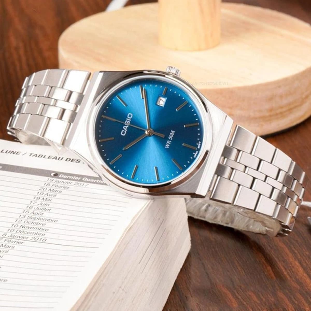 ساعت مردانه اورجینال کاسیو Casio MTP-B145D-2A2V — تصویر ۱۱
