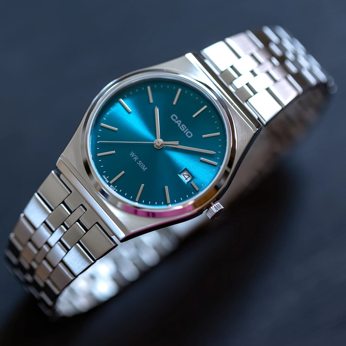 ساعت مردانه اورجینال کاسیو Casio MTP-B145D-2A2V — تصویر ۹