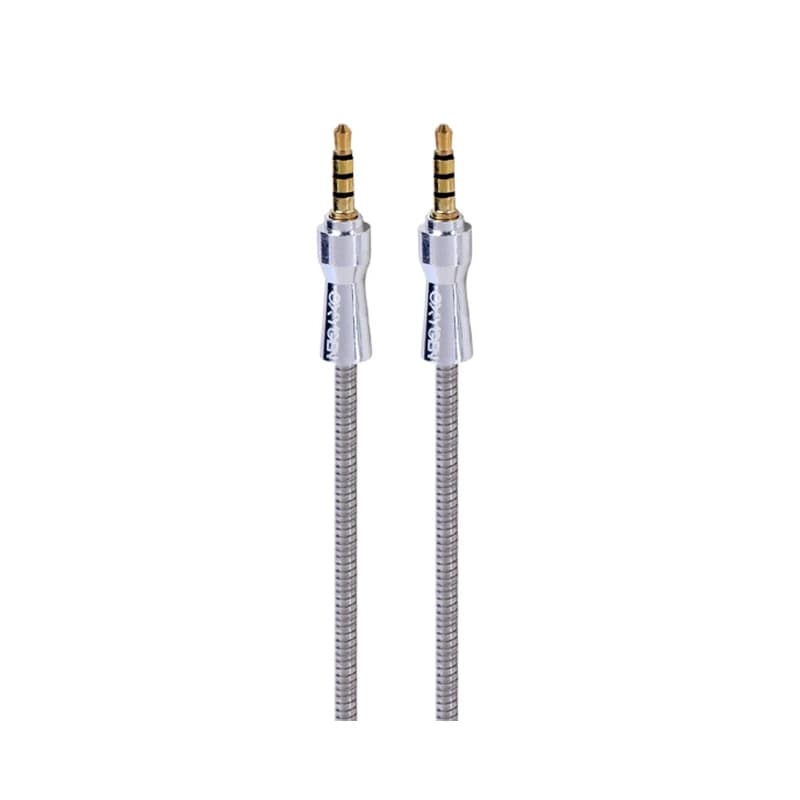 کابل صدا فلزی OXYGEN AUX AU01 1M 1/1 — تصویر ۲