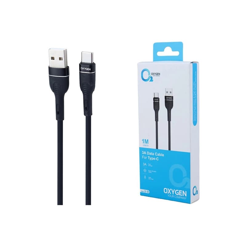 کابل شارژ تایپ سی OXYGEN LX28 — تصویر ۲