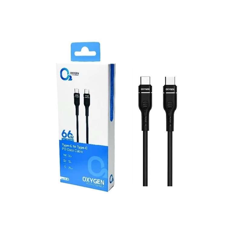 کابل شارژ دوسر تایپ سی OXYGEN LX28 — تصویر ۲