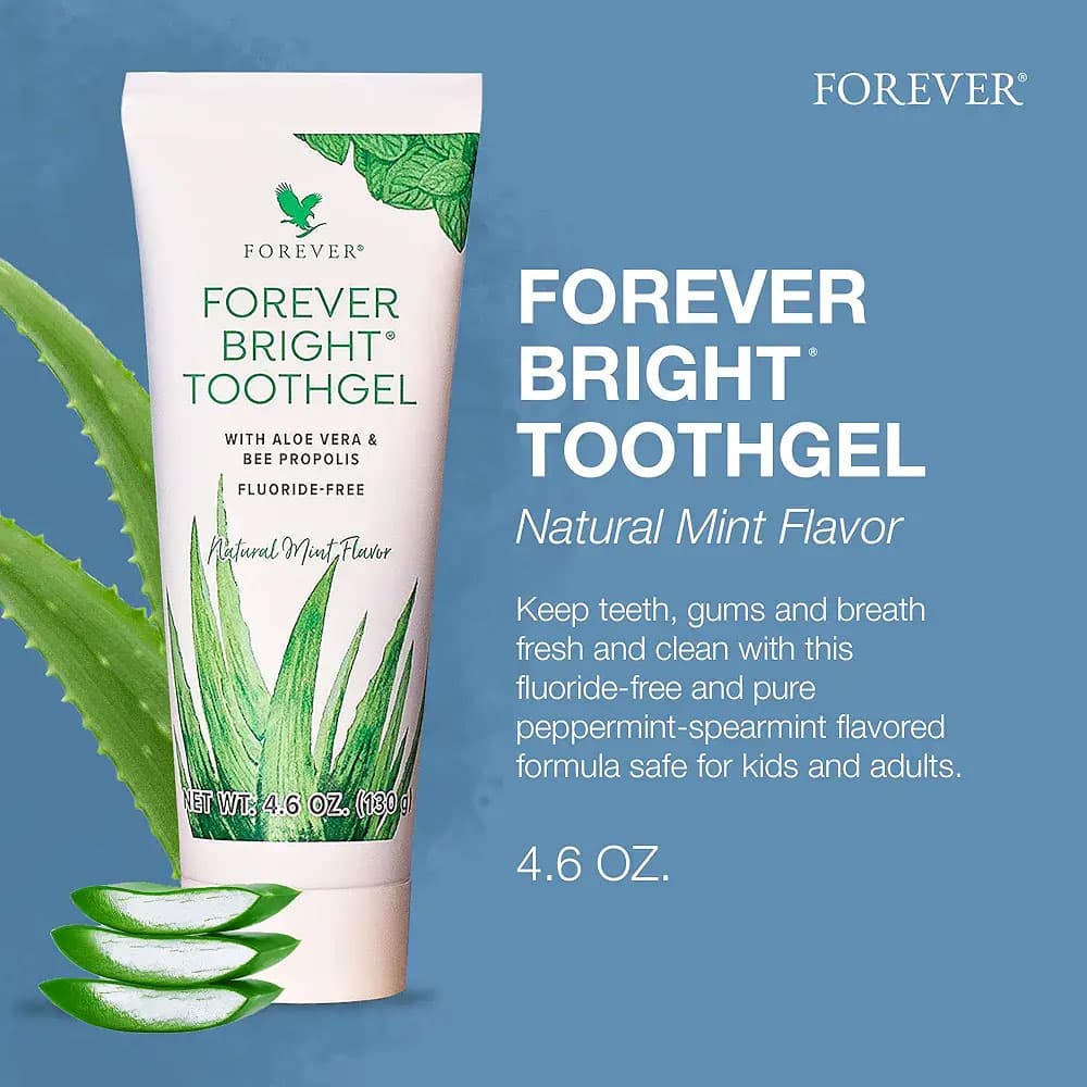 خمیر دندان بدونه فلوراید فوراور Bright Toothgel — تصویر ۴