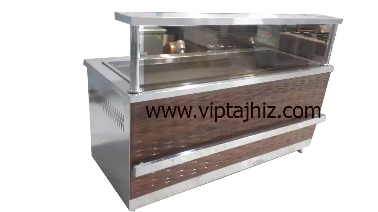 کانتر گرم گازی 150 استیل مناسب سلف سرویس — تصویر ۷