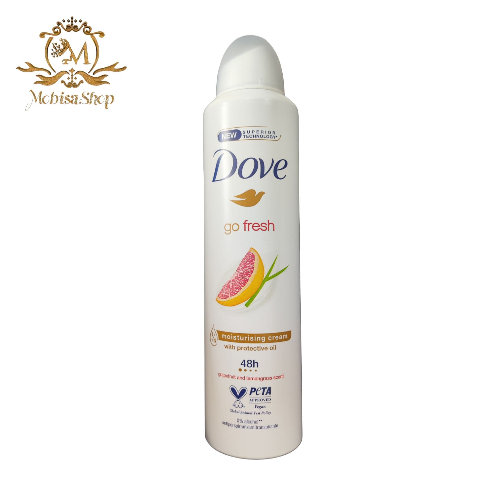 دئودورانت اسپری ضد تعریق داو dove عصاره گریپ فروت 48 ساعته 250 میل — تصویر ۲