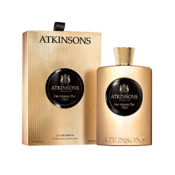 عطر یونیسکس اتکینسونز هر مجستی د عود ادو پرفیوم ATKINSONS Her Majesty The Oud Eau de Parfum — تصویر ۲