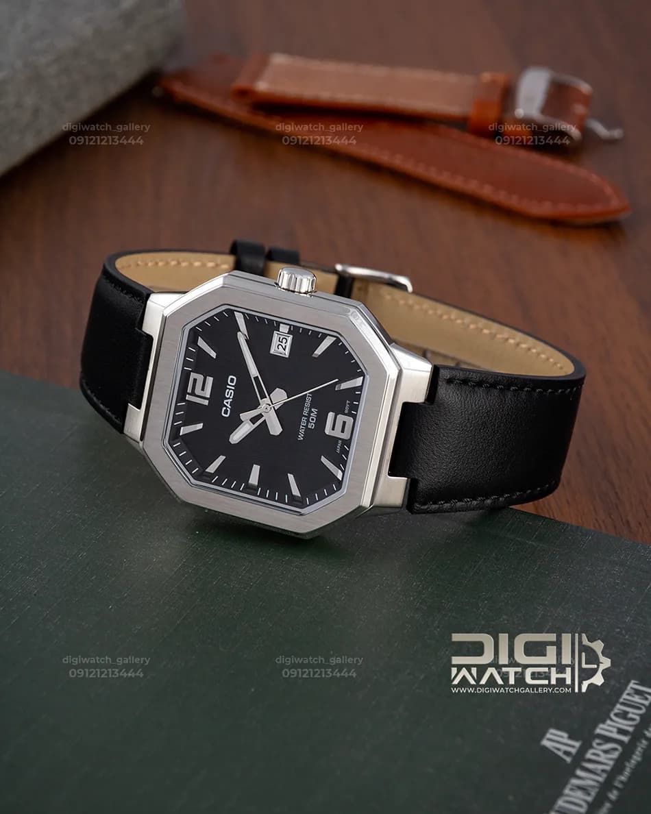 ساعت چرمی کاسیو اورجینال مدل Casio MTP-B195L-1AVDF — تصویر ۲