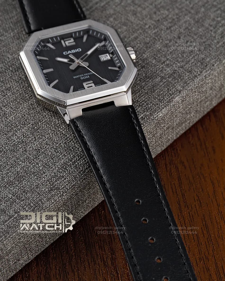 ساعت چرمی کاسیو اورجینال مدل Casio MTP-B195L-1AVDF — تصویر ۴