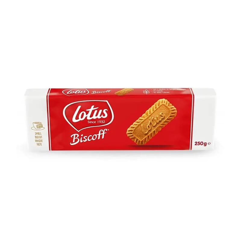 بیسکویت لوتوس بیسکاف (Lotus Biscoff) 250 گرم — تصویر ۲