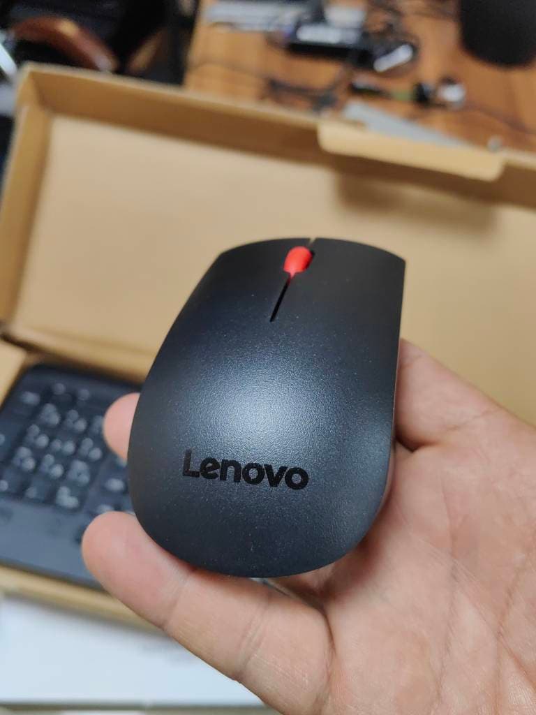 ⌨️🖱️ ست کیبورد و موس بی‌سیم Lenovo Essential Wireless Combo استوک — تصویر ۴