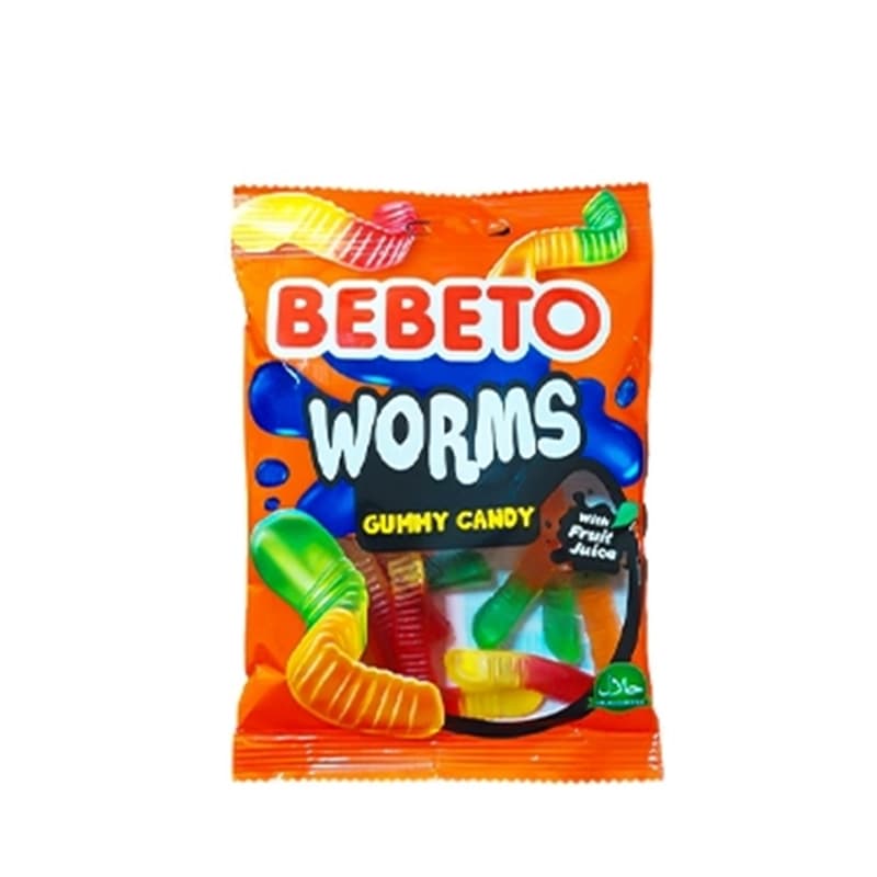 پاستیل میوهای کرمی ببتو ۸۰ گرمی (Bebeto Lovely Fruits Gummy) اصل ترکیه