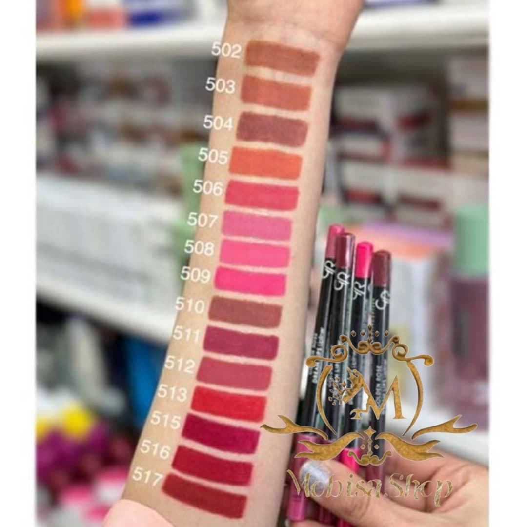 خط لب گلدن رز golden rose شماره 522 — تصویر ۳