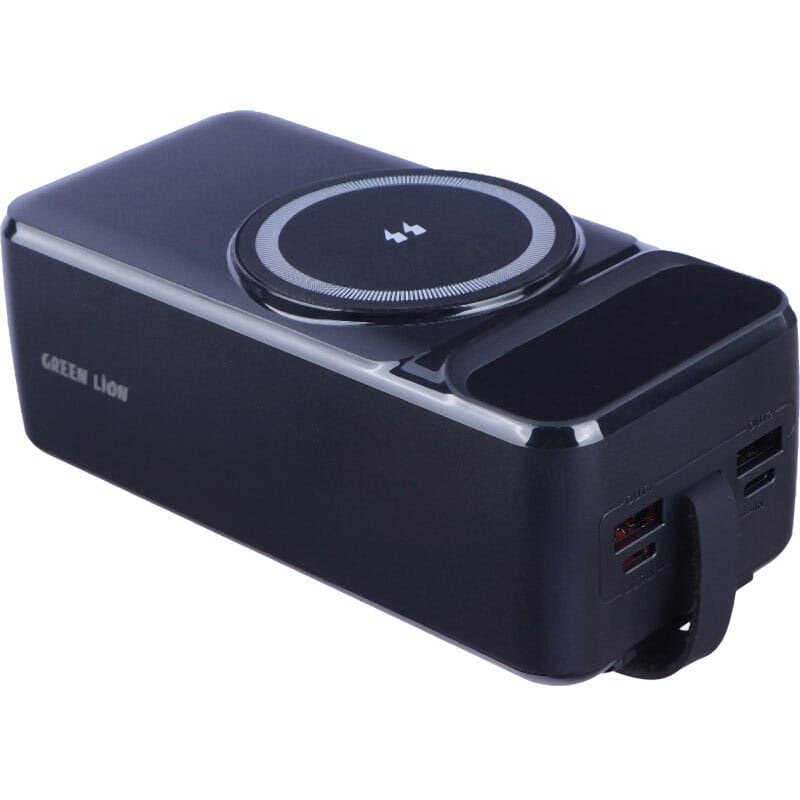 پاور بانک بی سیم فست شارژ گرین لاین Everton GL-PXB5 GNEVRTN40K QC PD 22.5W ظرفیت 40000 میلی‌ آمپر ساعت — تصویر ۱۰