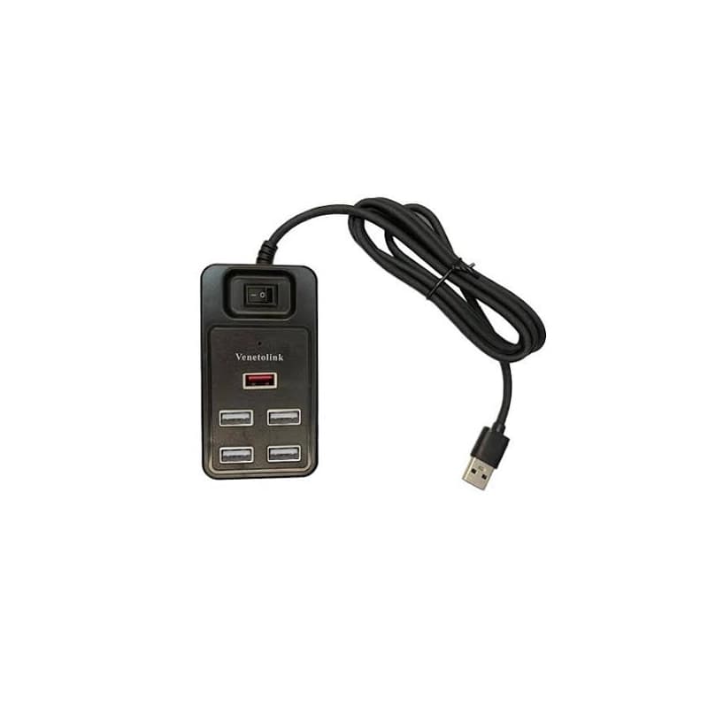 هاب VENETOLINK 9216 USB2 5PORT 120CM کلیددار