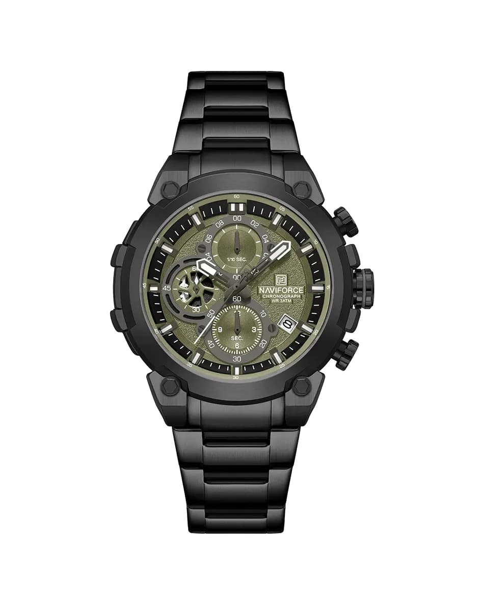 ساعت اورجینال مردانه نیوی فورس مدل NAVIFORCE NF8071 B/GN/B