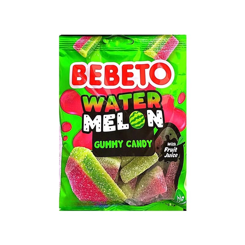 پاستیل ببتو (Bebeto) با طعم هندوانه وزن 80 گرم