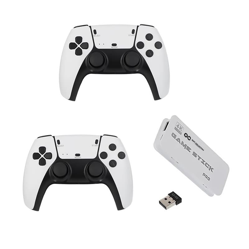کنسول بازی مدل Game Stick Pro 4K (گیم استیک پرو)|نسخه اورجینال,برد قرمز حافظه 64 تایوانی — تصویر ۹