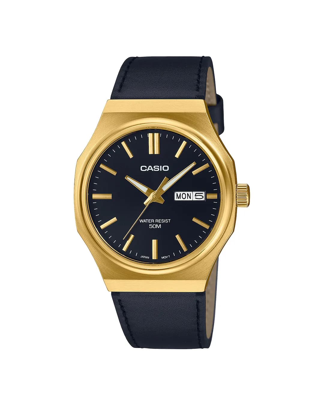 ساعت چرمی کاسیو اورجینال مدل Casio MTP-E735GL-1A