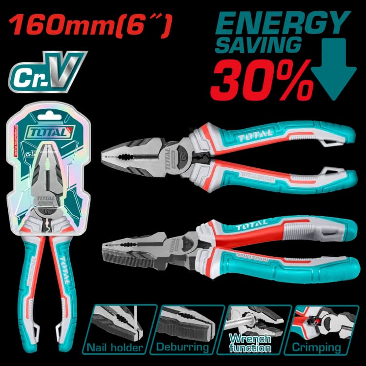 انبردست توتال فوق صنعتی 6 اینچ مدل THT210606S