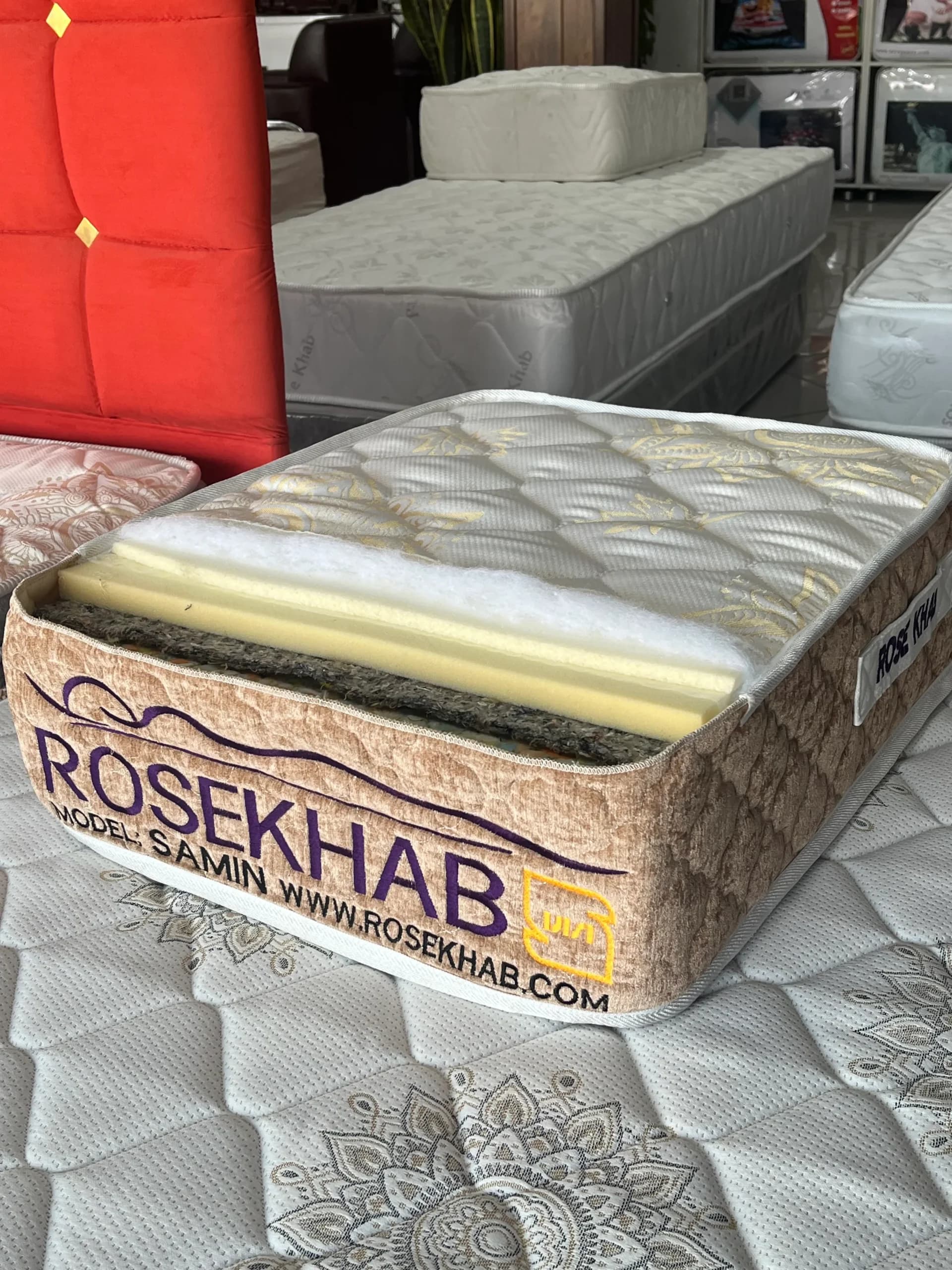تشک طبی ریباندی ثمین رزخواب — تصویر ۱۰