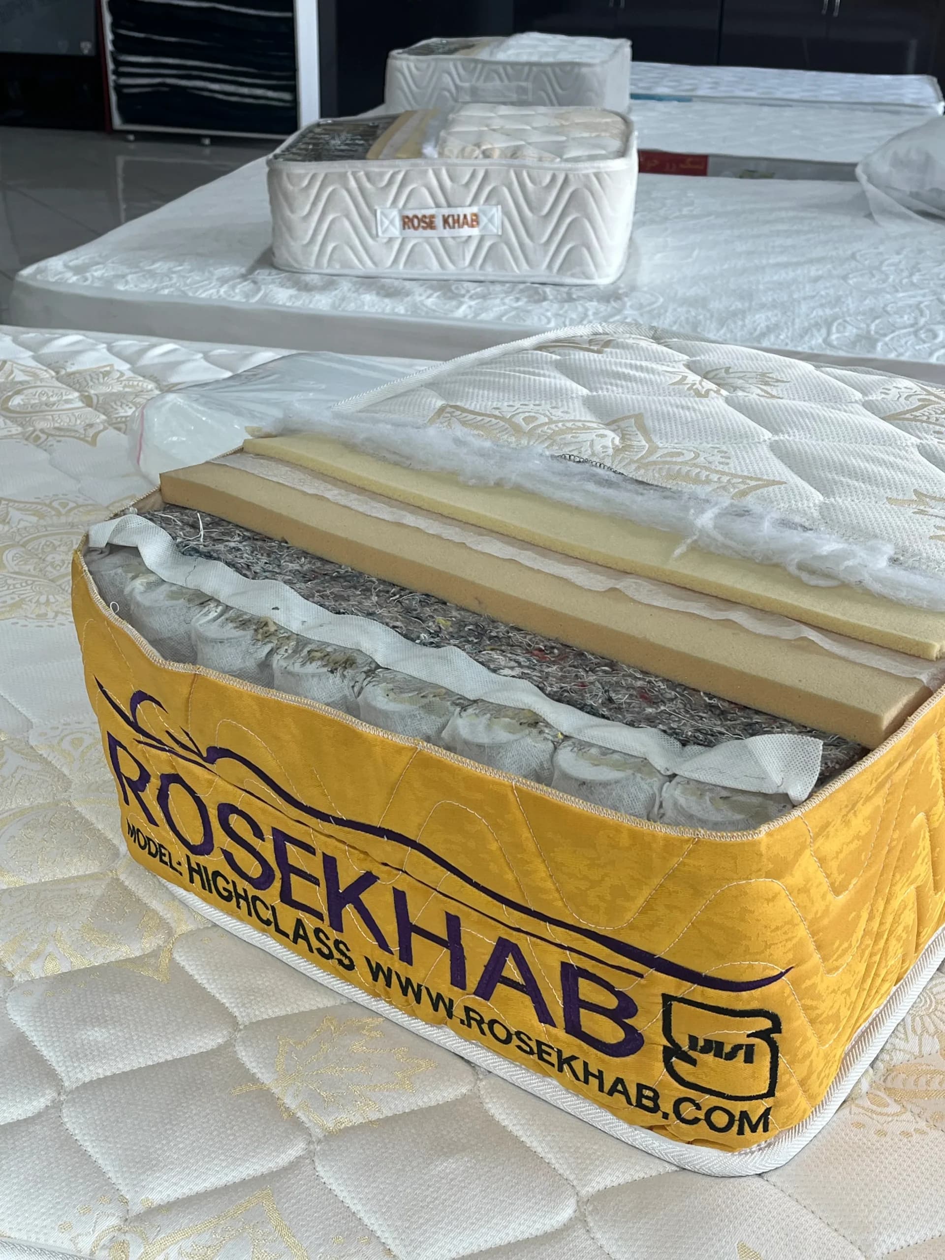 تشک طبی فنری هایکلاس رزخواب — تصویر ۸