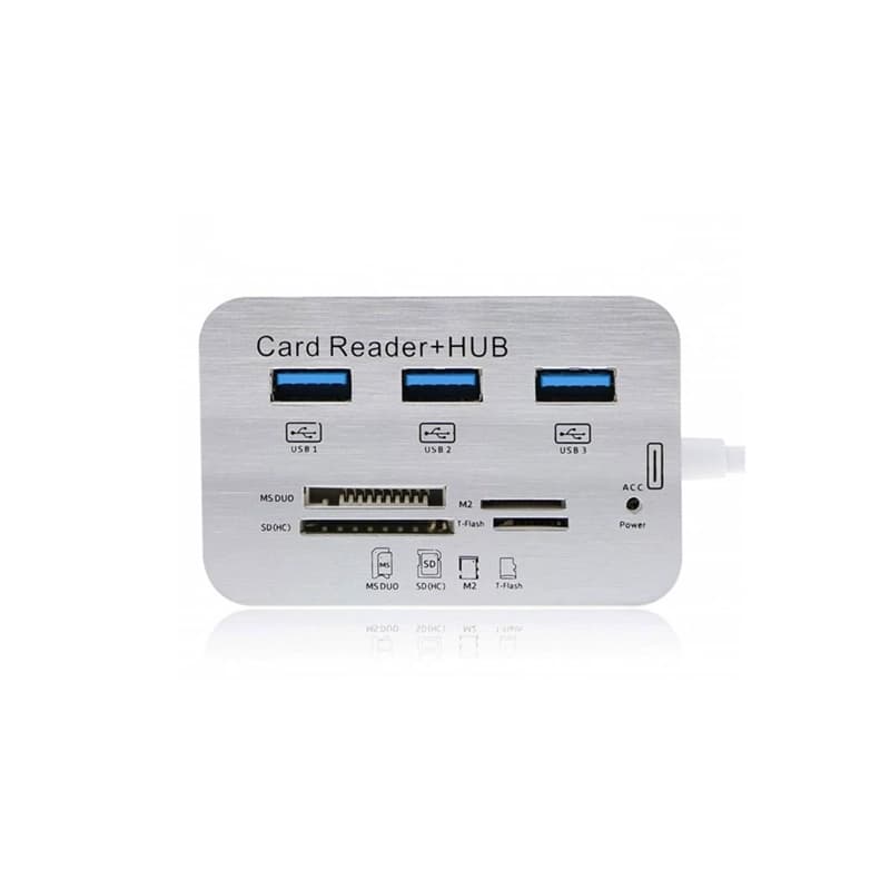 هاب رم ریدر کمبو USB3 3PORT آداپتورخور