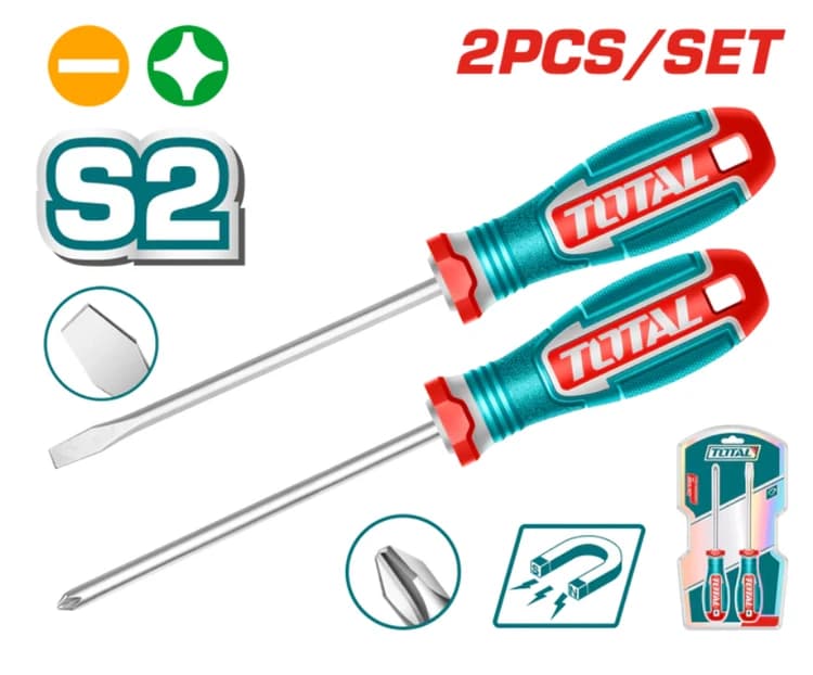 ست پیچ گوشتی توتال 2 عددی مدل TKSDS0226 — تصویر ۳